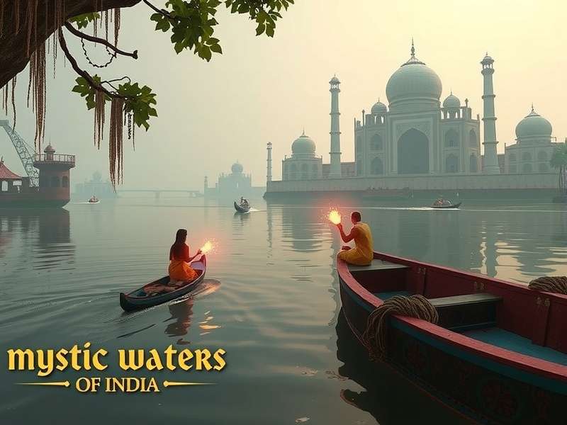 Mystic Waters Of India character interaction scene